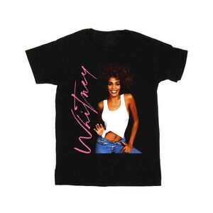 Whitney Houston Boys Whitney Smile T-Shirt / Black